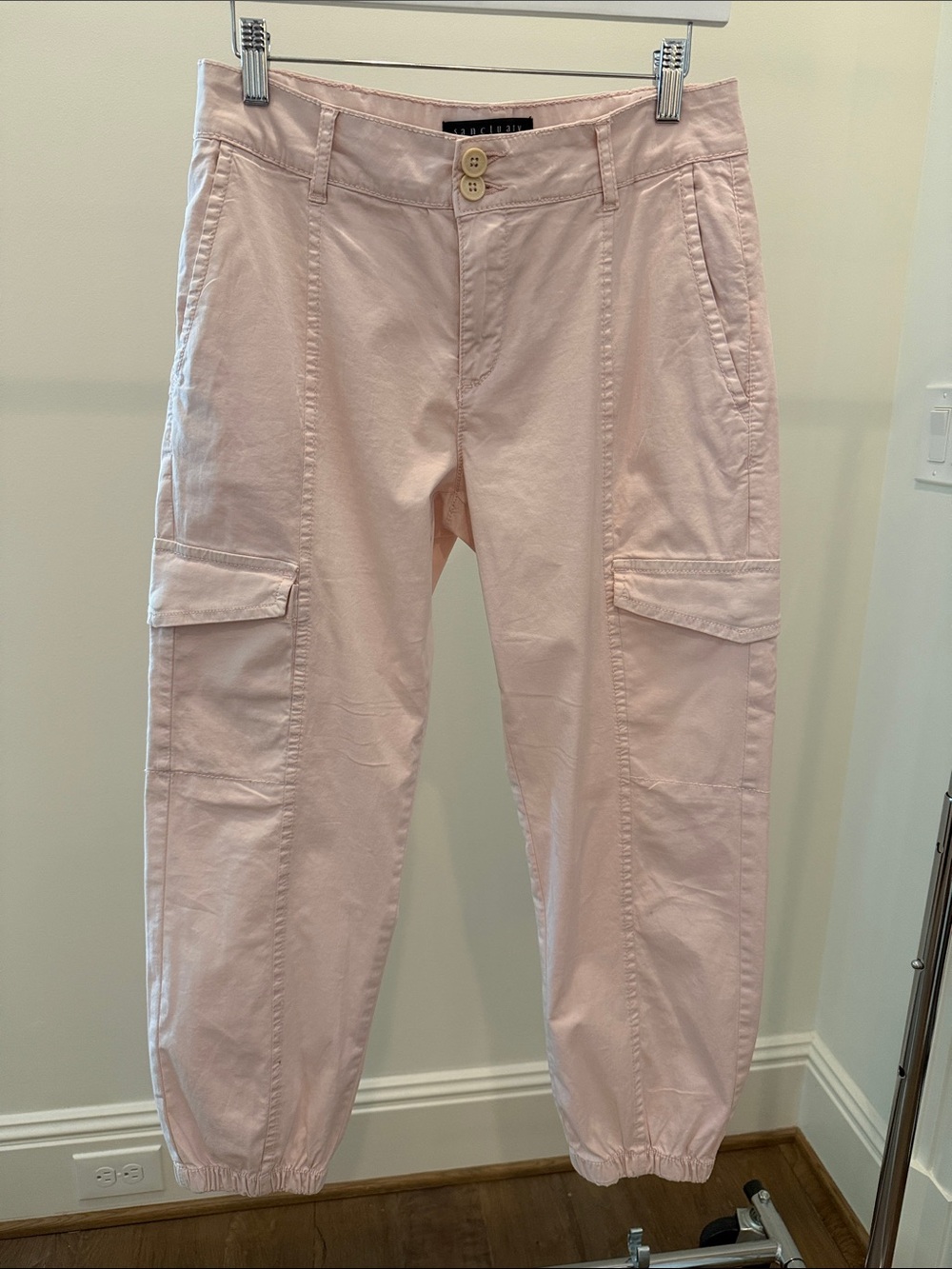 Sanctuary Light Pink Cargo Ankle Pants